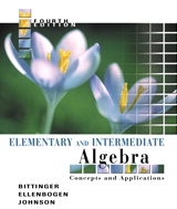 Cover image for Elementary and Intermediate Algebra: Concepts and Applications, 4th Edition