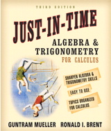Cover image for Just-In-Time Algebra and Trigonometry for Students of Calculus, 3rd Edition