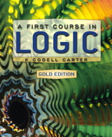 Cover image for First Course in Logic, Gold Edition, A
