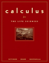 Cover image for Calculus for the Life Sciences