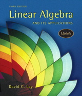 Cover image for Linear Algebra and Its Applications with CD-ROM, Update, 3rd Edition