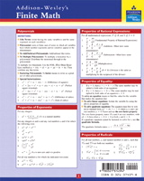 Cover image for Finite Mathematics Study Card