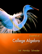 Cover image for Essentials of College Algebra