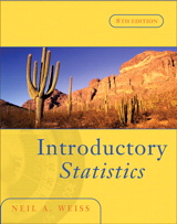 Cover image for Introductory Statistics, 8th Edition