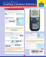 Cover image for Graphing Calculator Reference Card, 3rd Edition