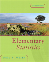 Cover image for Elementary Statistics, 7th Edition
