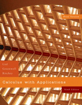 Cover image for Calculus with Applications, Brief Version, 9th Edition
