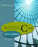 Cover image for Data Abstraction & Problem Solving with C++, 5th Edition