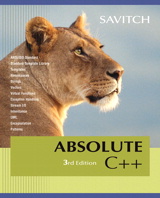 Cover image for Absolute C++, 3rd Edition