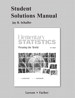 Cover image for Student Solutions Manual for Elementary Statistics: Picturing the World, 5th Edition