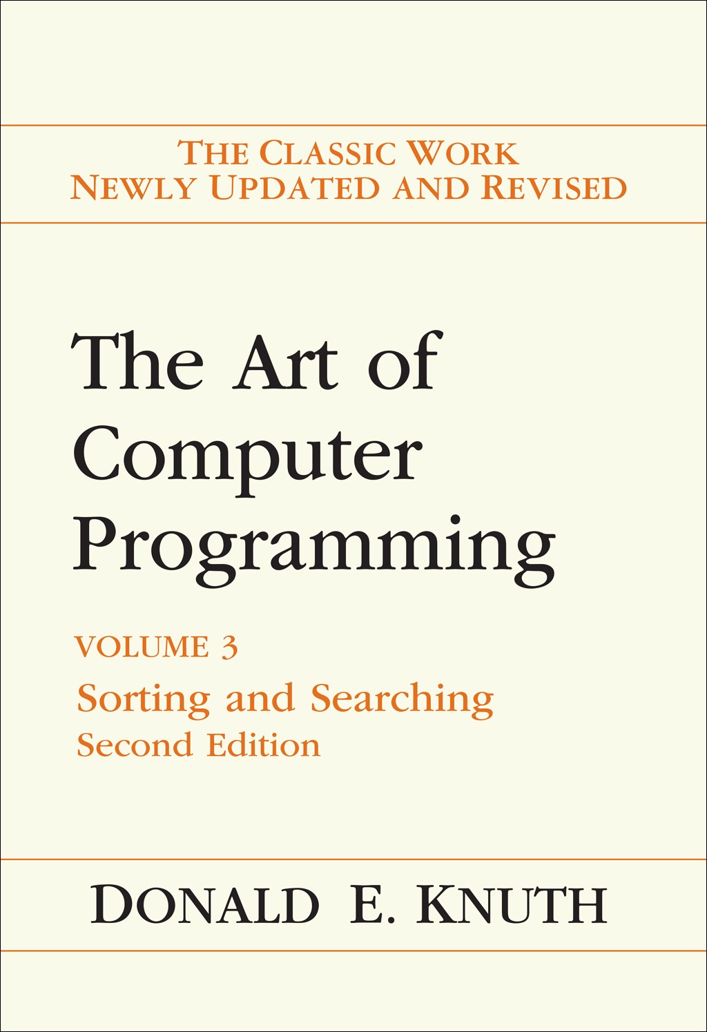 Art of Computer Programming, The: Volume 3, The: Sorting and Searching, 2nd Edition