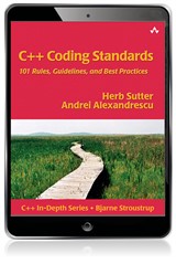 C++ Coding Standards: 101 Rules, Guidelines, and Best Practices